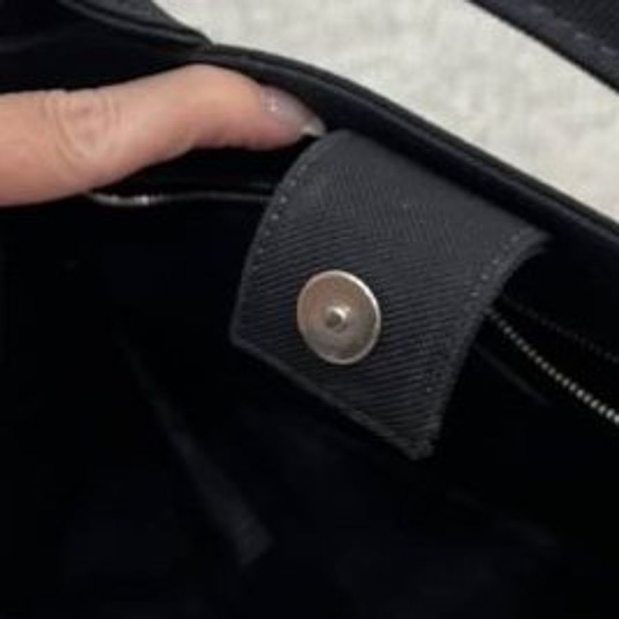 balenciaga trade 巴黎世家 黑色 帆布 手提包 肩背包 斜背包 側背包-19