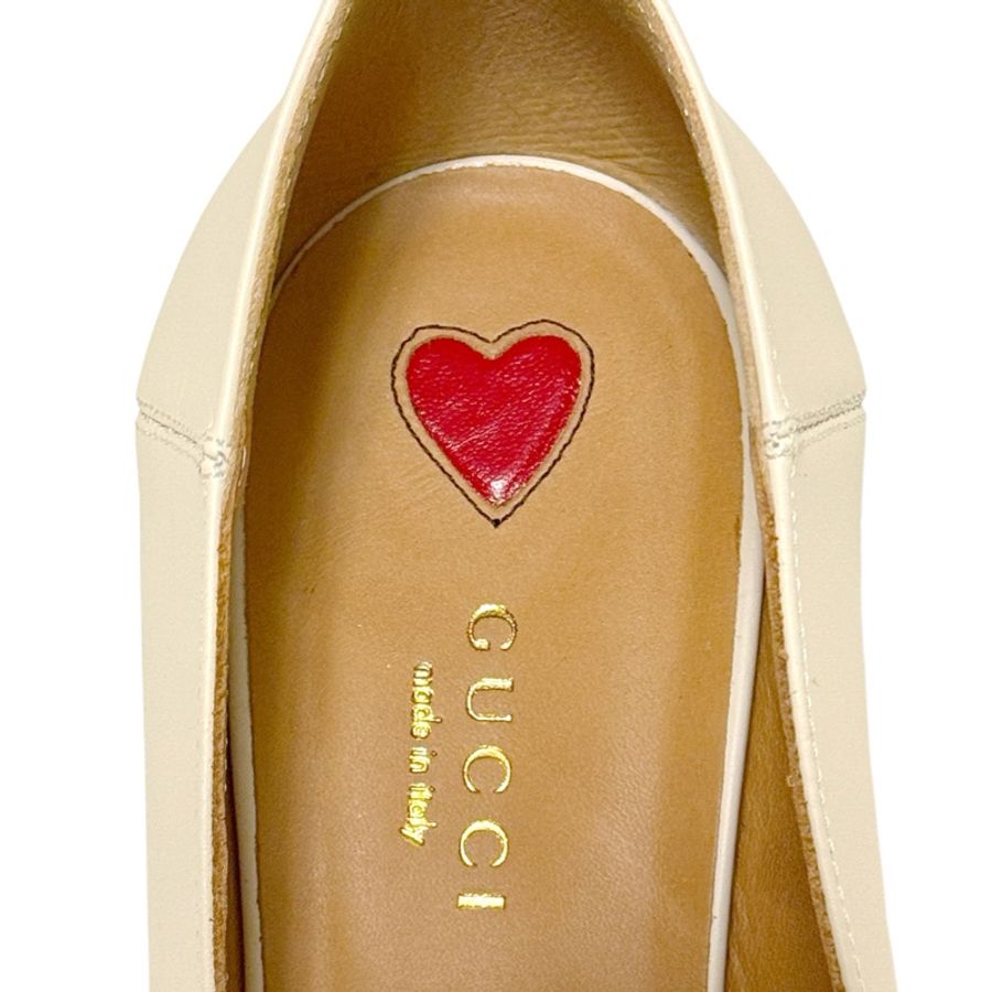 🌈GUCCI Betis GLAMOUR小牛皮樂福珍珠高跟鞋 size:39 /2F241126-1-9