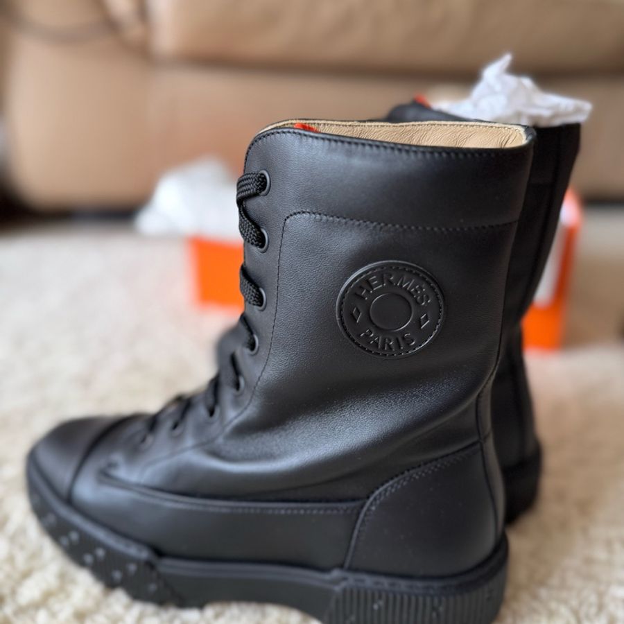 全新Hermes fresh 短靴37.5號-13