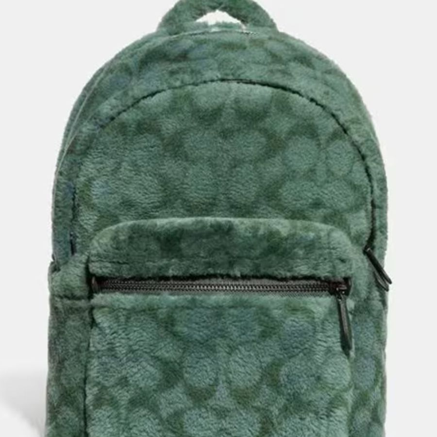 COACH Charter Backpack In Signature Shearling-3