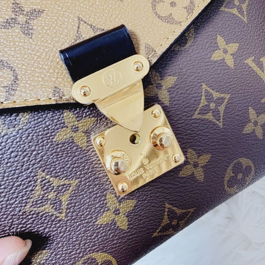 時尚加分LV 路易威登 METIS系列經典Monogram拼色 郵差包M44876-25