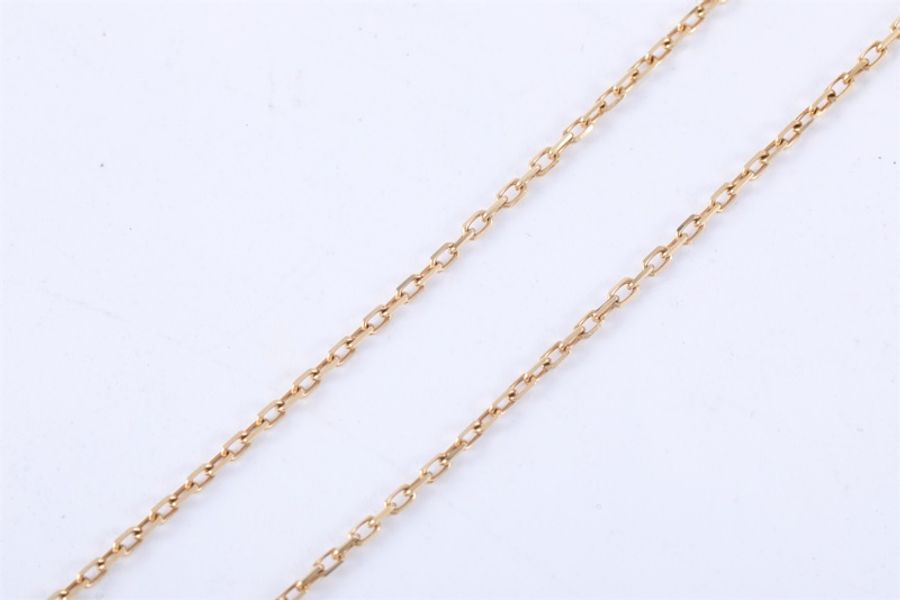 CARTIER(卡地亞) Amulette de Cartier 護s符 項鏈 大號 白貝母 18k金 18K黃金 黃金-3