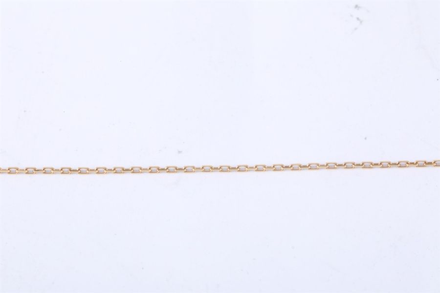 CARTIER(卡地亞) Amulette de Cartier 護s符 項鏈 大號 白貝母 18k金 18K黃金 黃金-4
