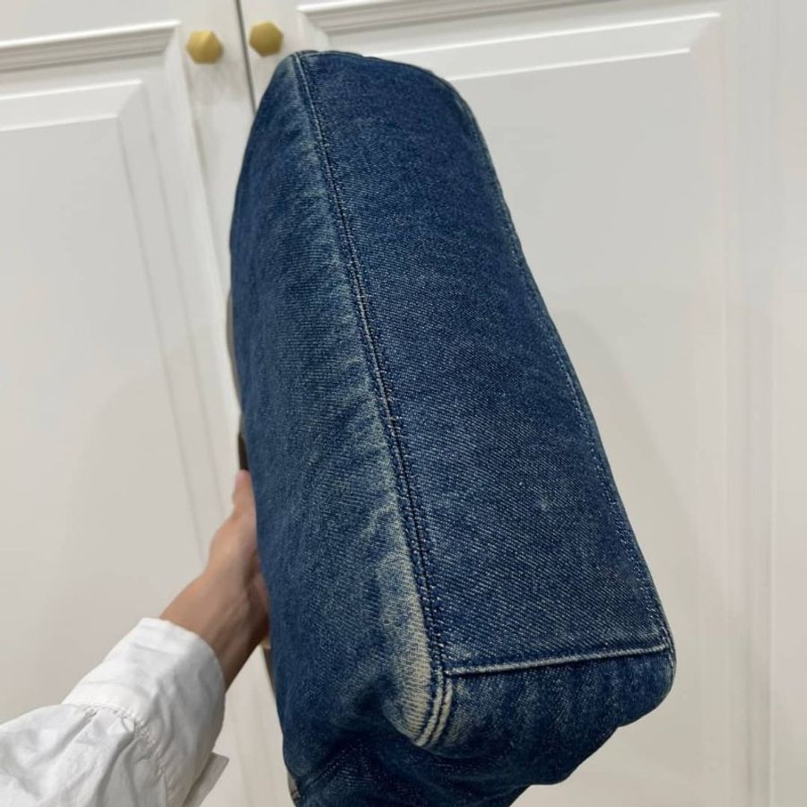 chanel vintage 牛仔 丹寧 手提包 肩背包 側背包-13