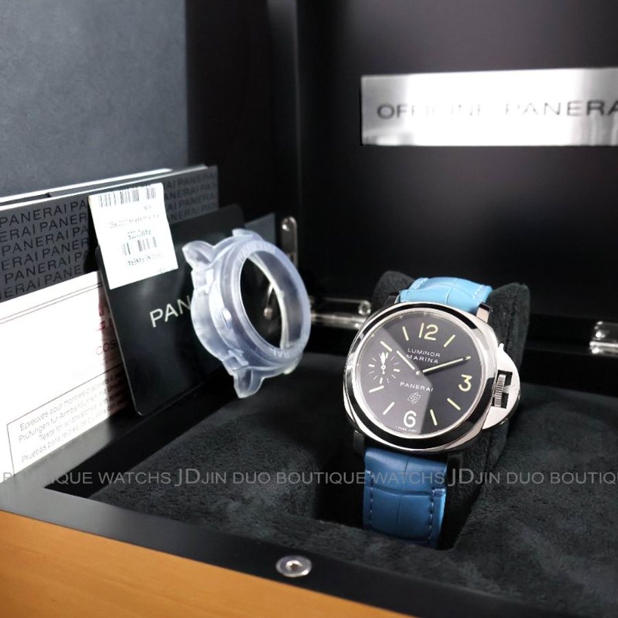 金鐸精品~2398 PANERAI 沛納海 LUMINOR MARINA PAM01005 T字頭手動上鍊男用腕錶-5