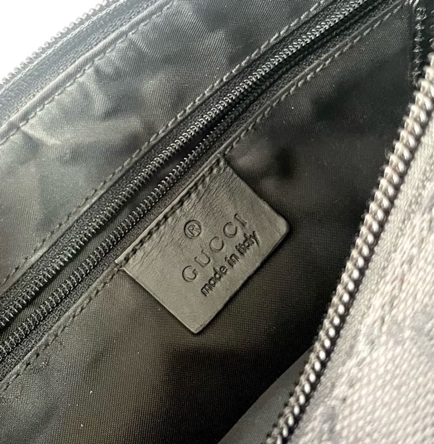✨ Gucci 竹節黑色老花單肩包 Bamboo shoulder bag-23