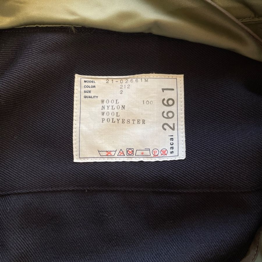 Sacai 假兩件拼接夾克外套-4