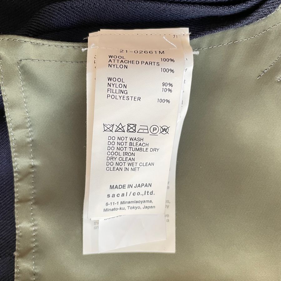 Sacai 假兩件拼接夾克外套-5