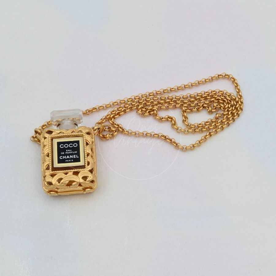 [Pre-owned] Chanel Perfume Bottle Necklace-2