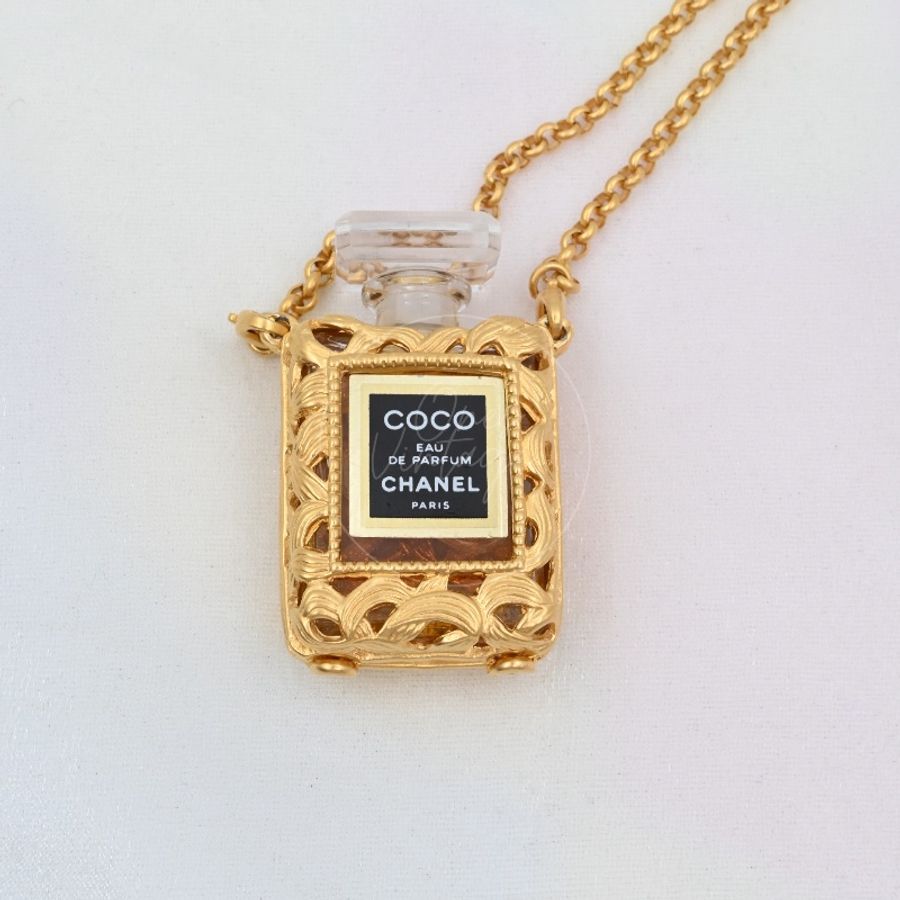 [Pre-owned] Chanel Perfume Bottle Necklace-24