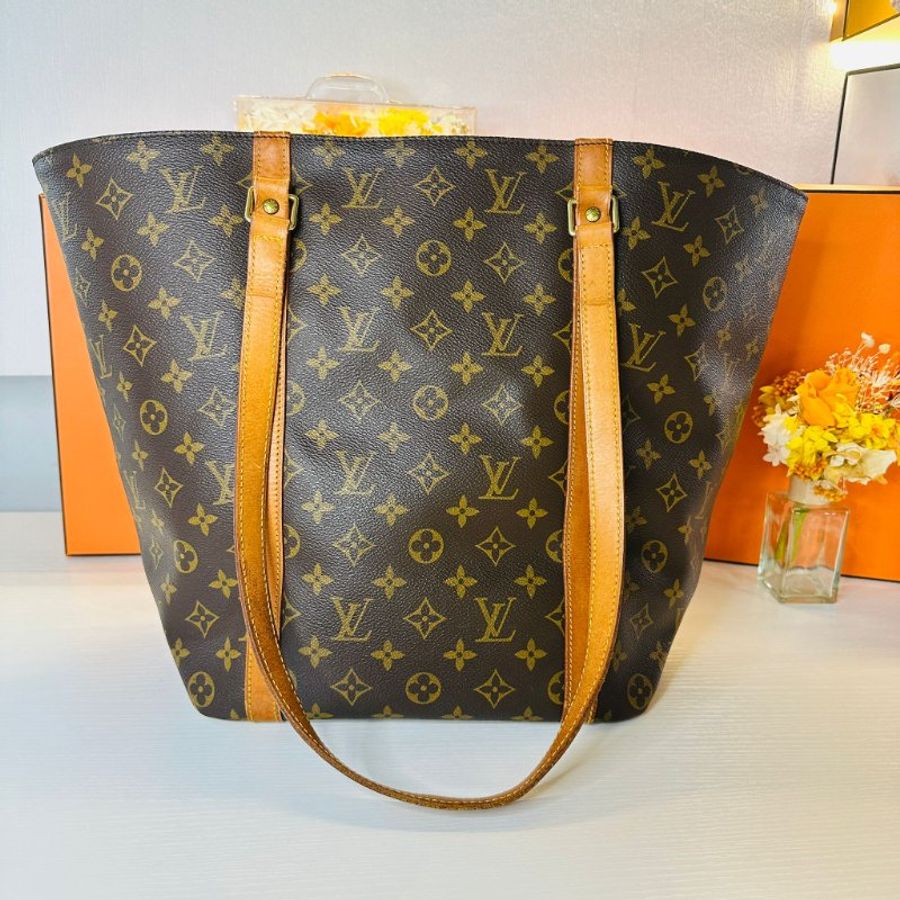 LV vintage tote Monogram 購物袋-0