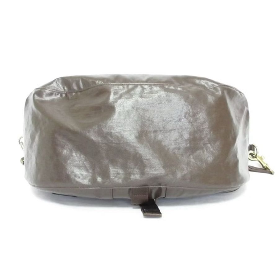 日本吉田 PORTER Yoshida Bag Shine 金屬肩包 581-07741 棕色 中性 半月包-7