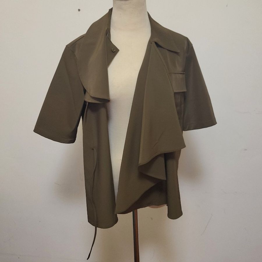 *一口價*MM6 Maison Margiela 鬆身不對稱設計上衣IT38碼-1
