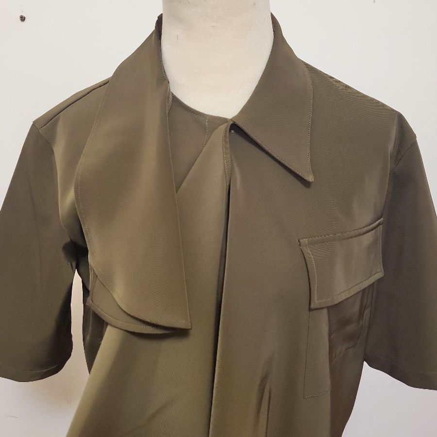 *一口價*MM6 Maison Margiela 鬆身不對稱設計上衣IT38碼-3