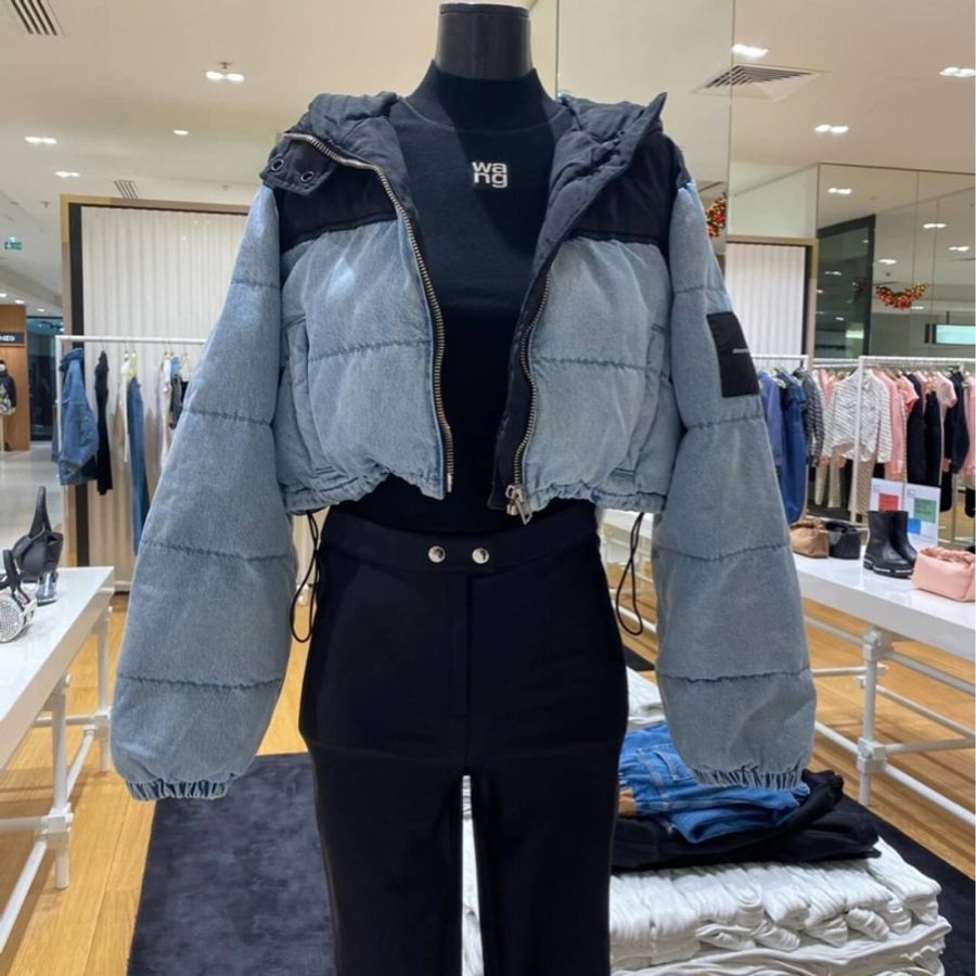 alexander wang 亞歷山大王 牛仔 丹寧 短版 外套 夾克-3