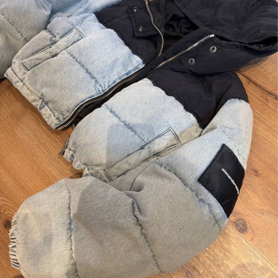 alexander wang 亞歷山大王 牛仔 丹寧 短版 外套 夾克-11
