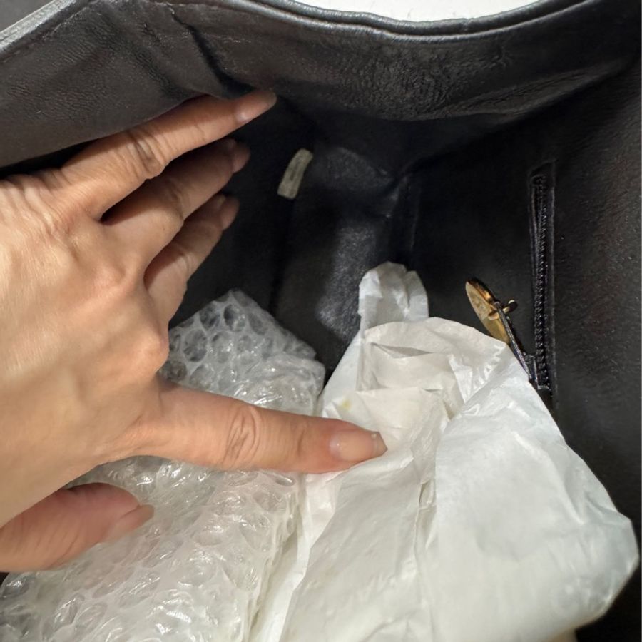 Chanel 香奈兒 vintage 黑金 雙面包 C F 雙子星 鏈條包 帶鏈包 肩背包 斜背包 手提包 側背包-20