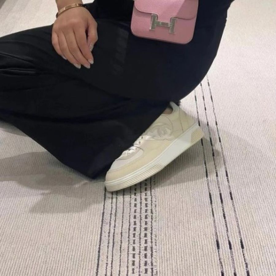 Chanel 2024新款 24C 米白 帆布鞋 休閒鞋 運動鞋 球鞋-5