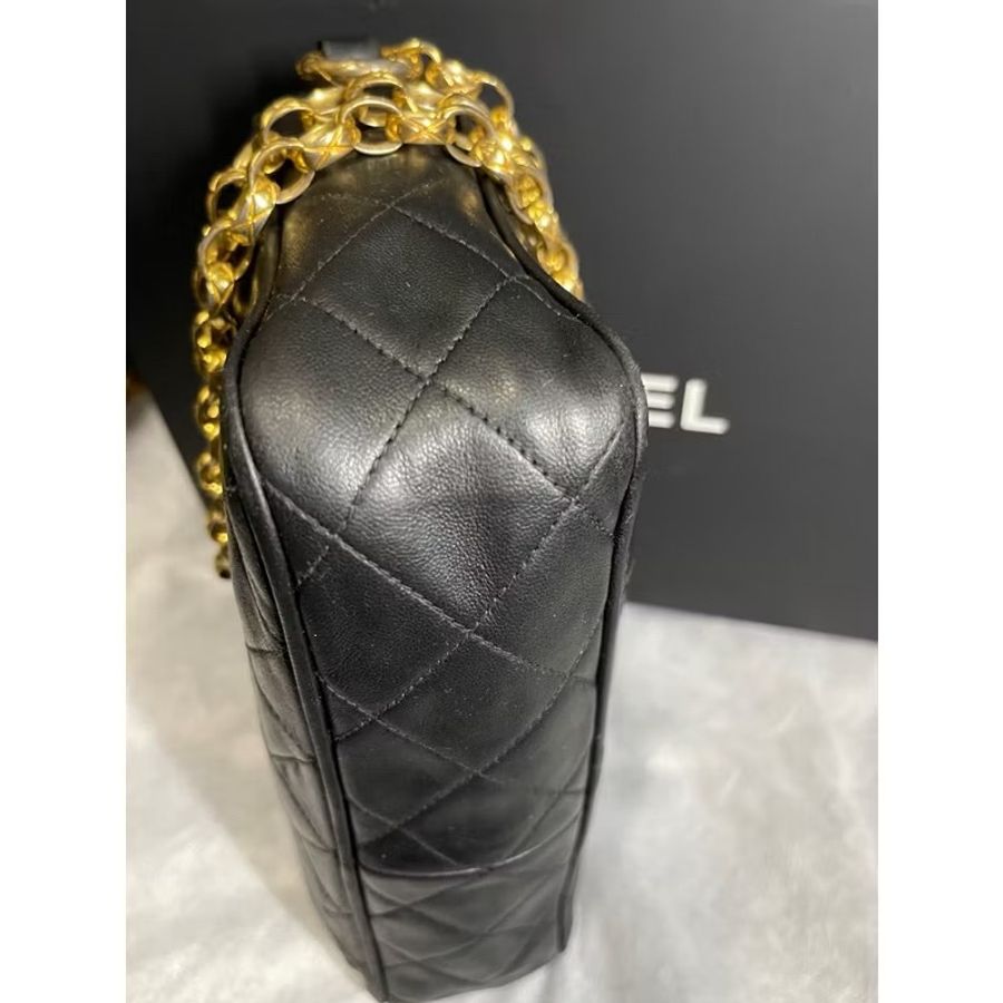 CHANEL 香奈兒 相機包 老香 雕花鍊 古董包 雕花鏈 小金球 流蘇 斜背包 單肩包 手拿包-3