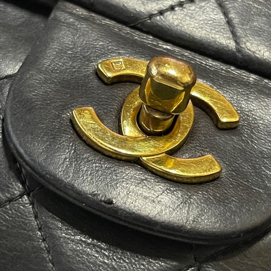 CHANEL 香奈兒 Classic Flap small 羊皮 coco vintage 古董 口蓋包 CF 23公分-17