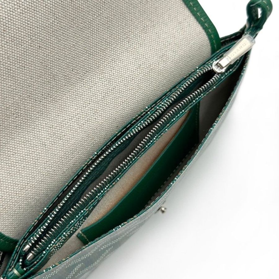 GOYARD Plumet 信封小包 - 綠-4