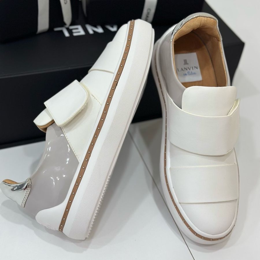 LANVIN 浪凡 真皮 小白鞋 球鞋 休閒鞋 運動鞋-2