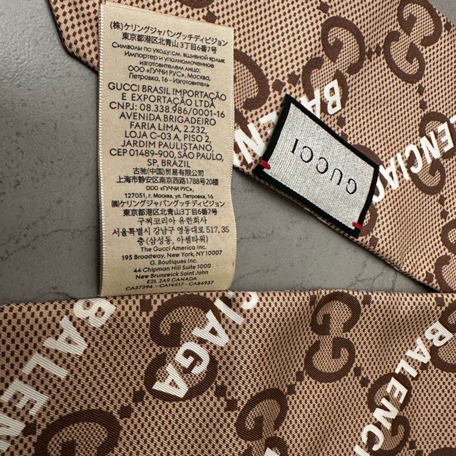Gucci x Balenciaga scarf-5