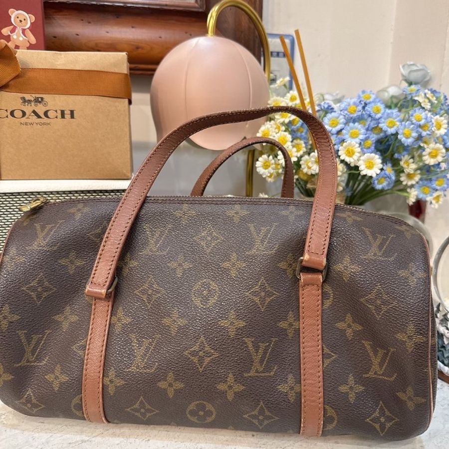 【Louis Vuitton LV】路易威登 LV Popillon 巴比龍 圓筒包 Vintage包包-1