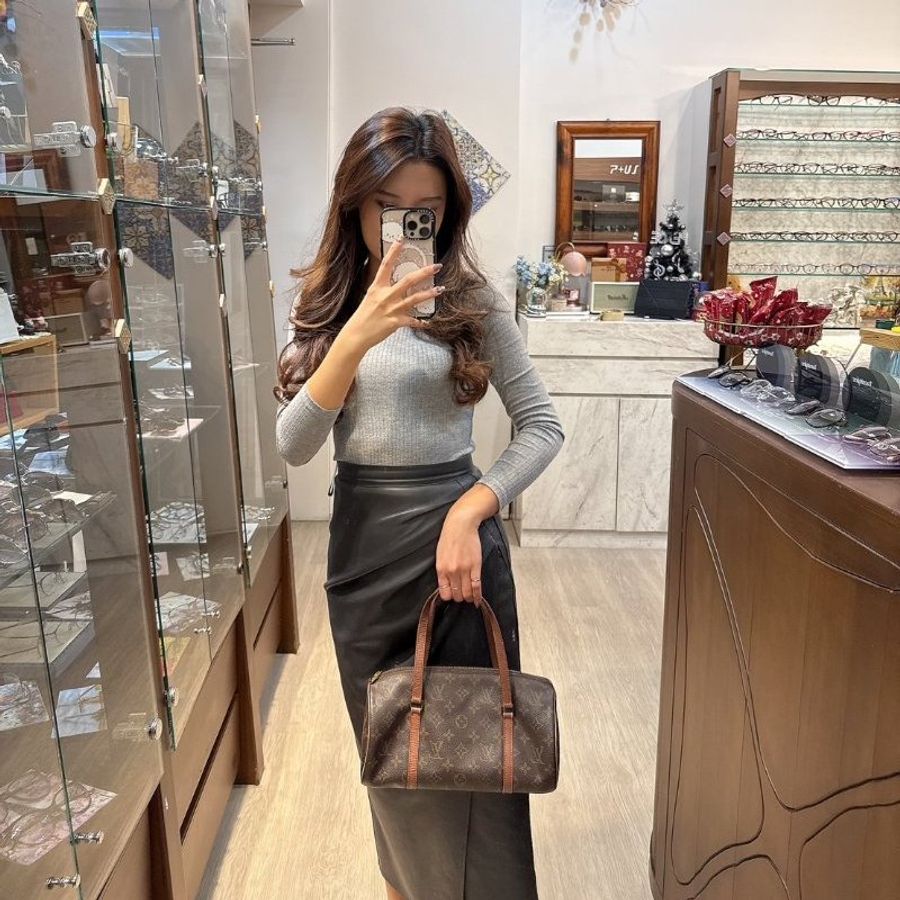 【Louis Vuitton LV】路易威登 LV Popillon 巴比龍 圓筒包 Vintage包包-7