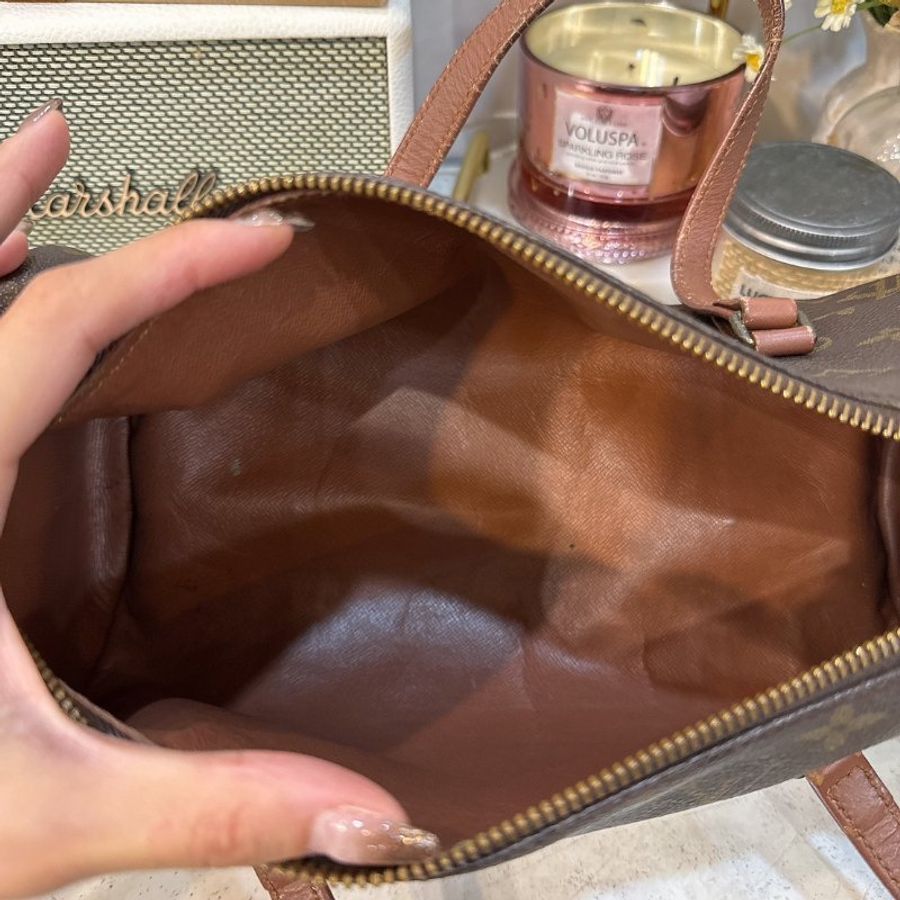 【Louis Vuitton LV】路易威登 LV Popillon 巴比龍 圓筒包 Vintage包包-8
