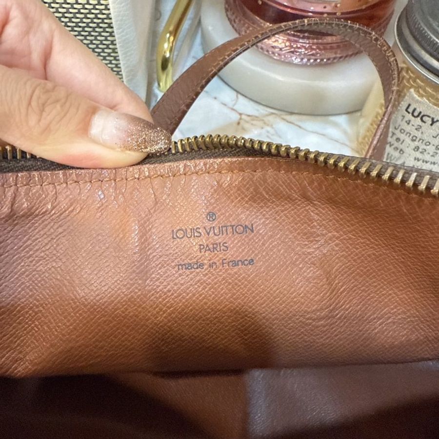 【Louis Vuitton LV】路易威登 LV Popillon 巴比龍 圓筒包 Vintage包包-9
