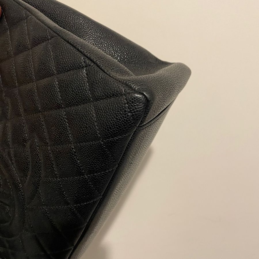 CHANEL/GST(黑銀荔枝牛皮)-8