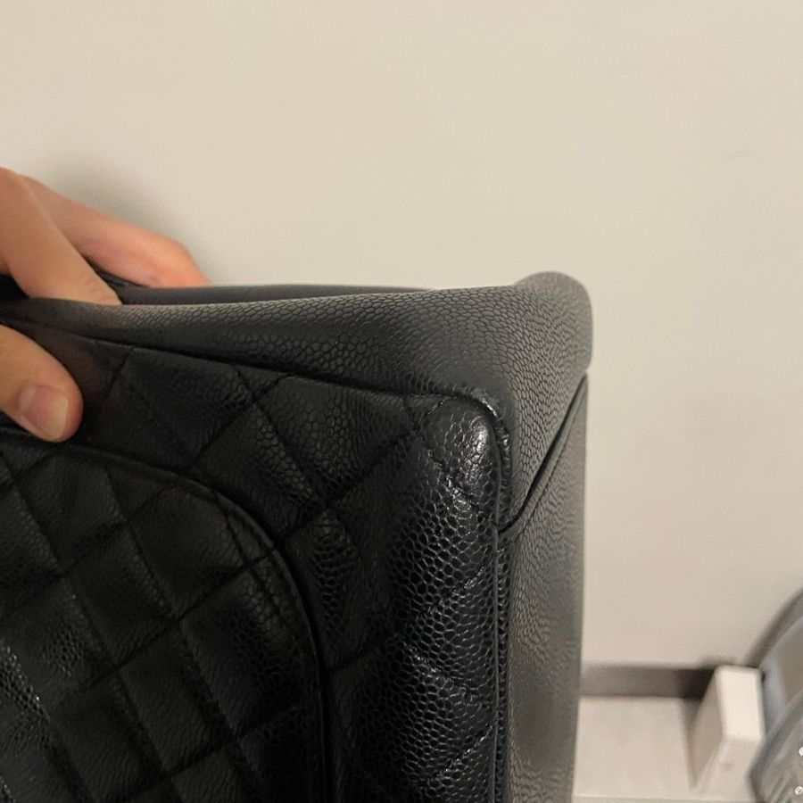 CHANEL/GST(黑銀荔枝牛皮)-9