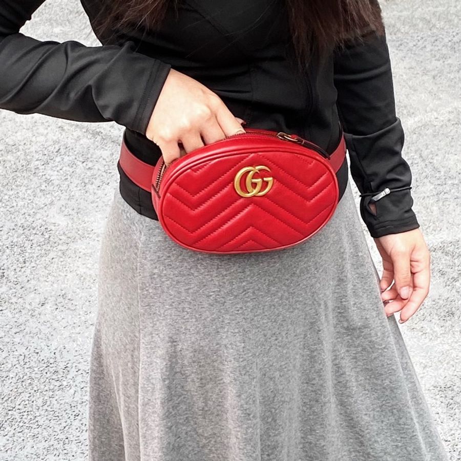 Gucci 馬蒙腰包-0