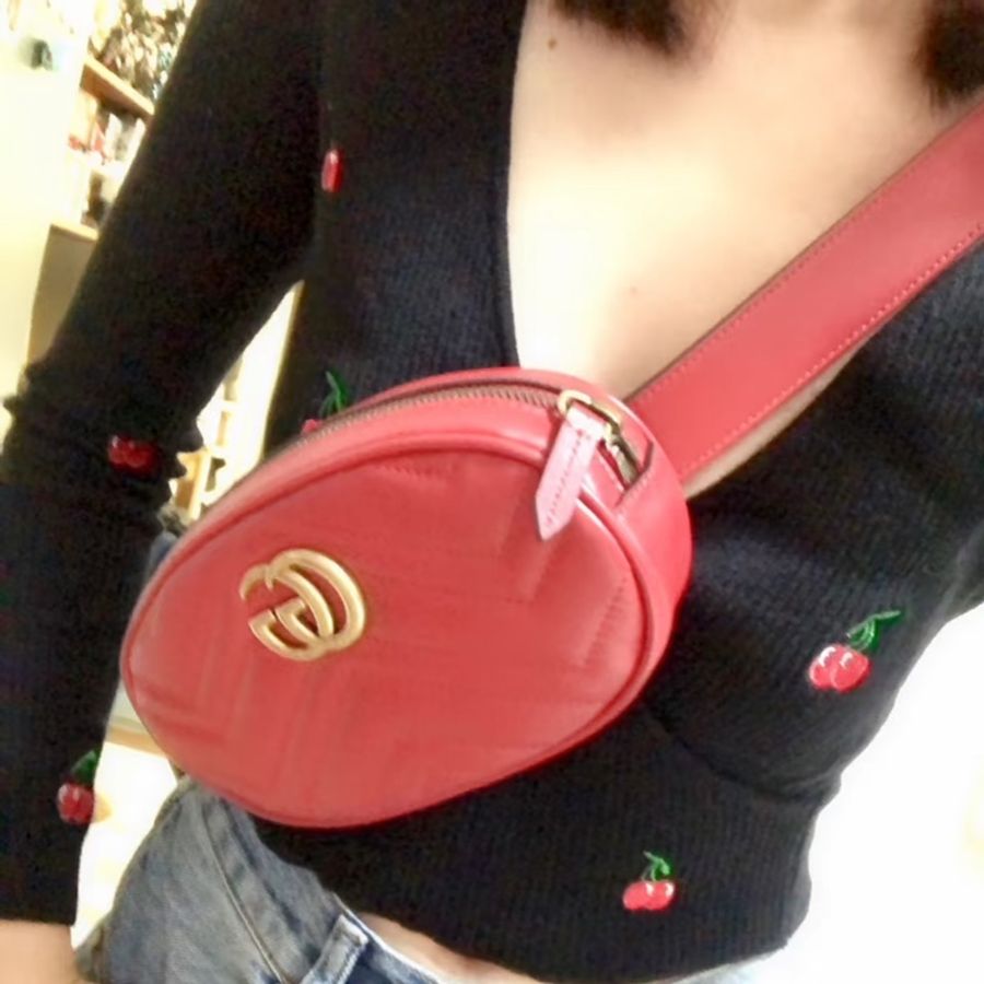 Gucci 馬蒙腰包-1