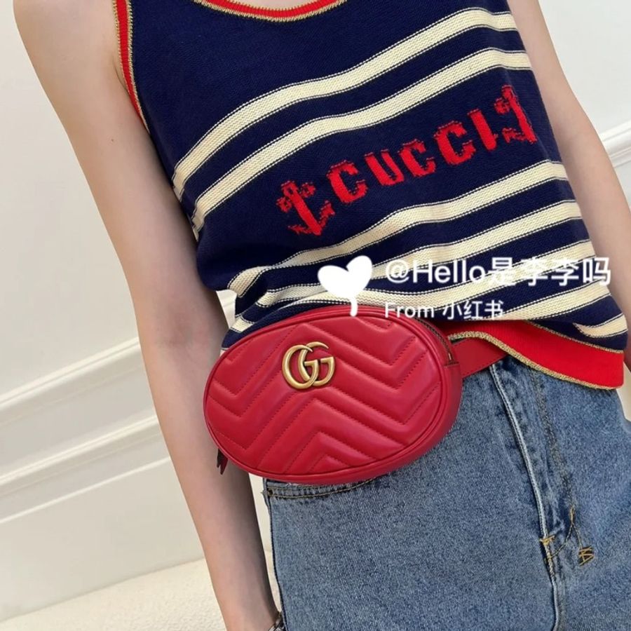 Gucci 馬蒙腰包-7