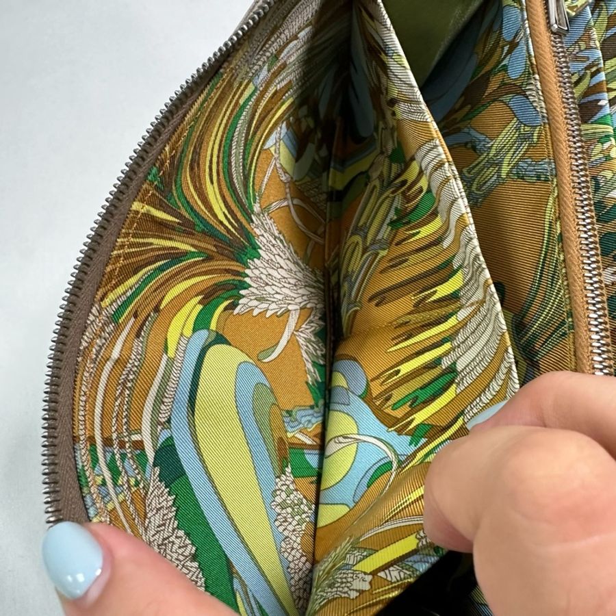 #超難搶💥 Hermes 大象灰 silk in 絲巾長夾-7