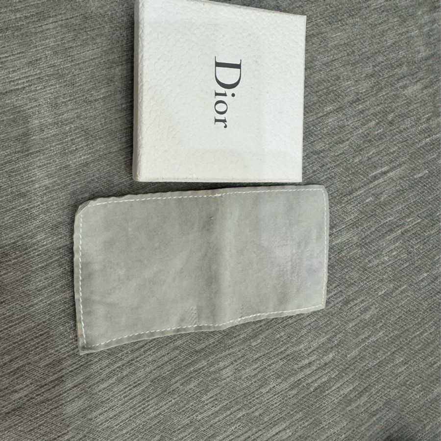 Dior logo 玫瑰金 愛心鑰匙項鍊-5