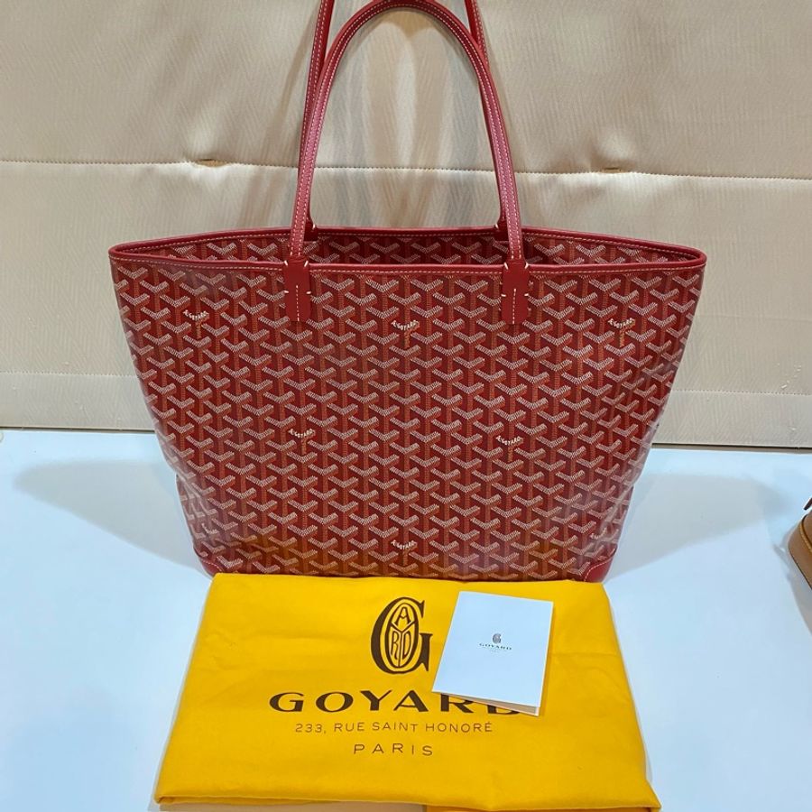 Goyard Artois MM 中號 紅色托特-0