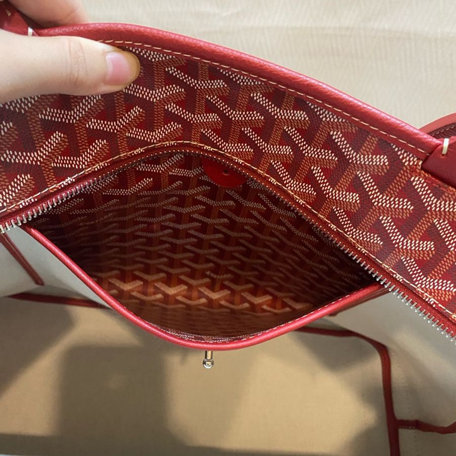 Goyard Artois MM 中號 紅色托特-4