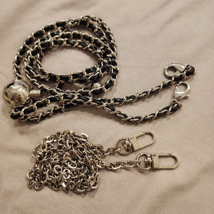 甜包/chanel vintage 香奈兒 kelly bag 銀扣(coco handle)羊皮提包(附背帶-16
