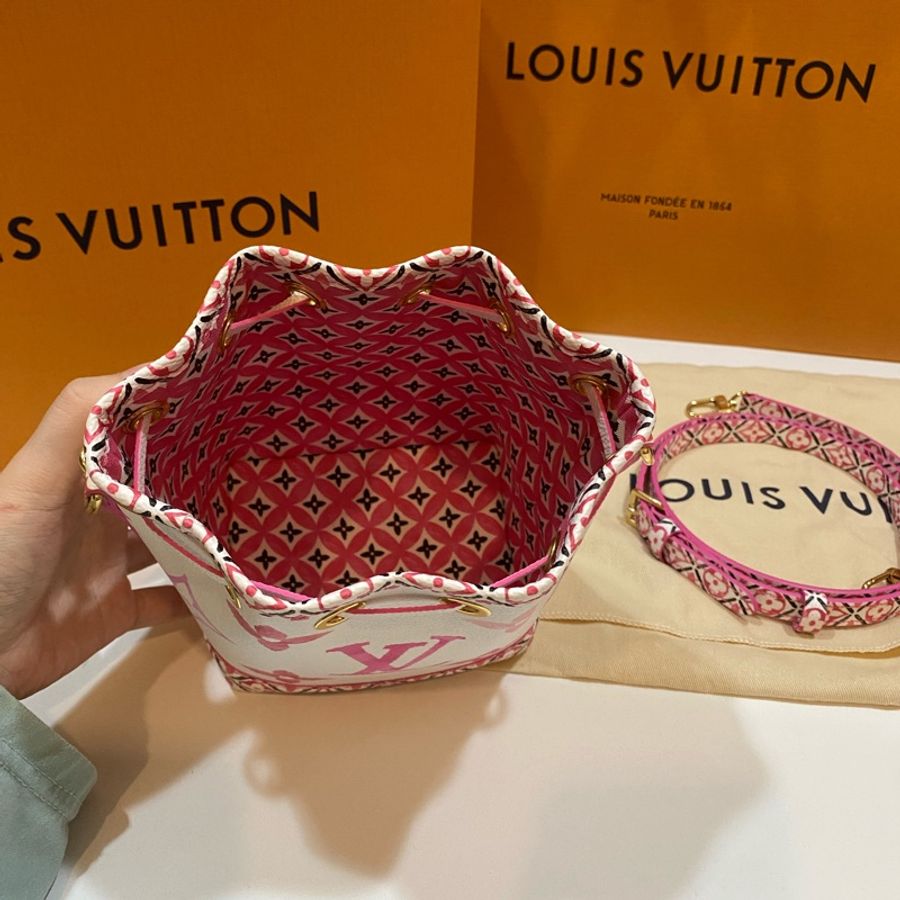 Lv路易威登Louis Vuitton 粉色小水桶Nano Neo夏日限定款-1