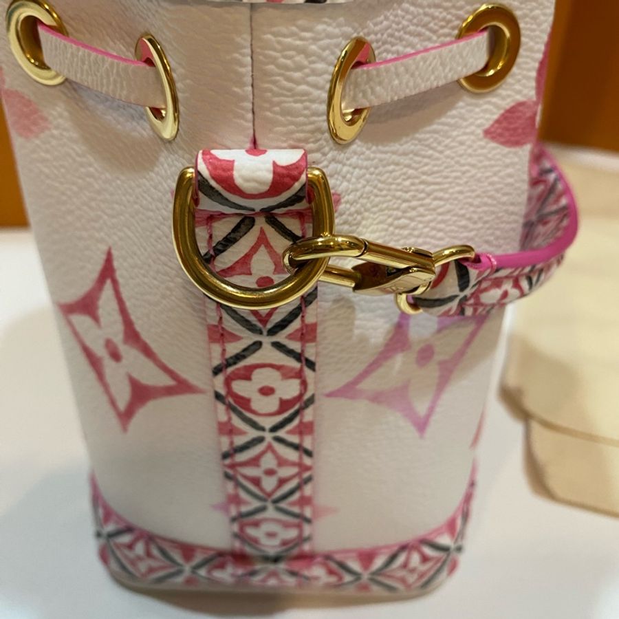 Lv路易威登Louis Vuitton 粉色小水桶Nano Neo夏日限定款-4