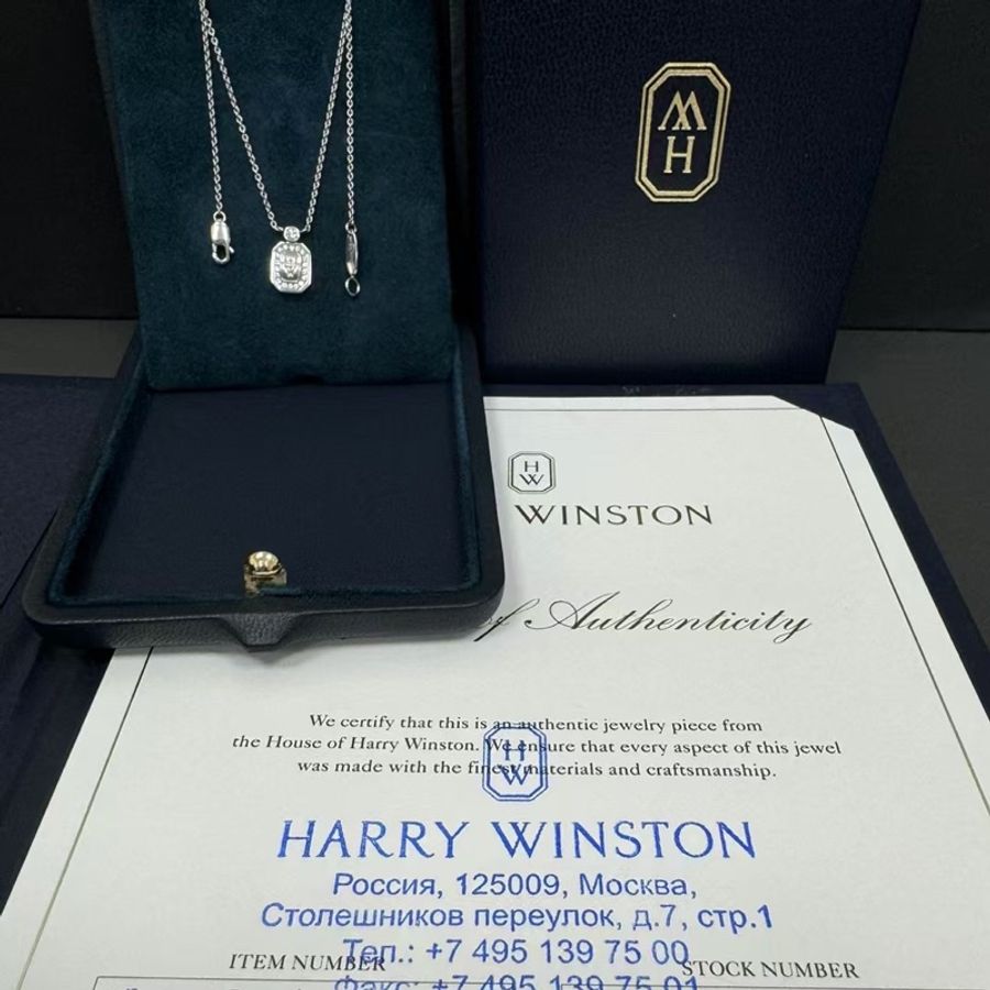Harry Winston 海瑞溫斯頓小號白金香水瓶項鍊 2021購入-4