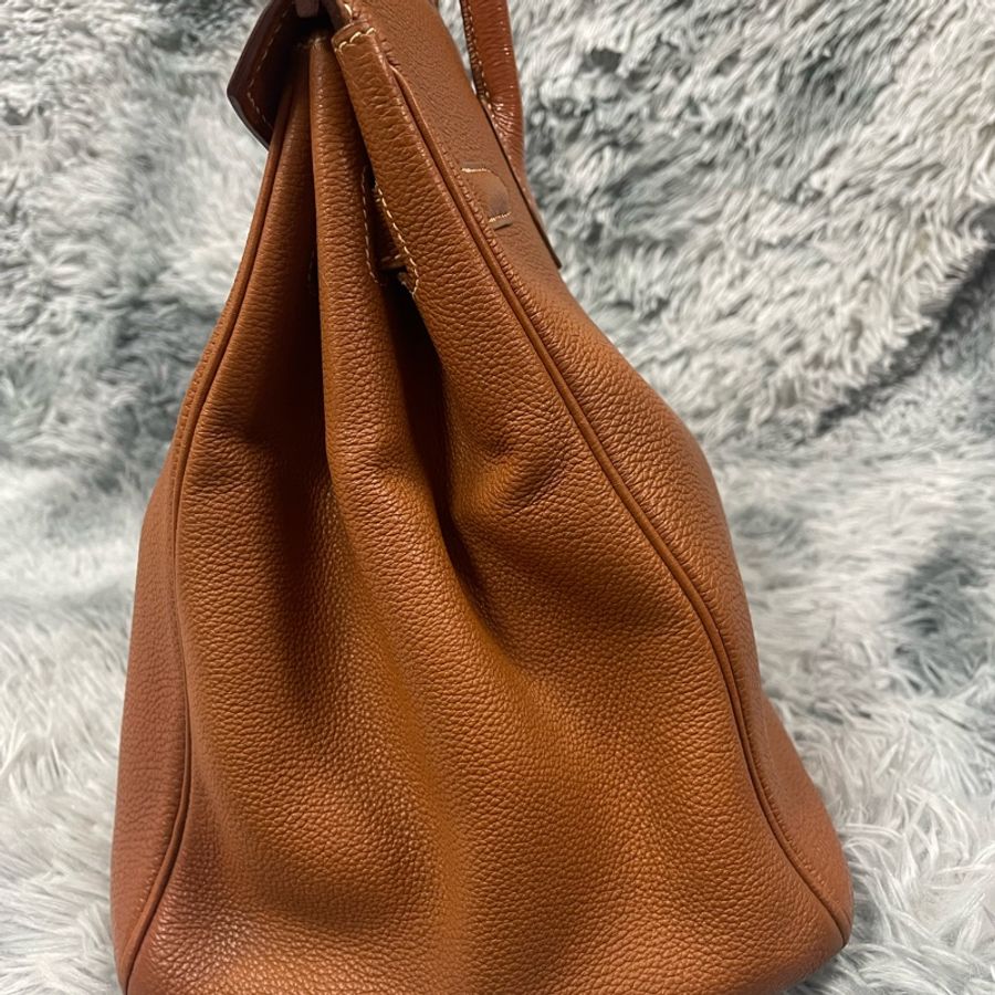 Hermes Birkin 35金棕色 愛馬仕鉑金包 愛馬仕包包-18