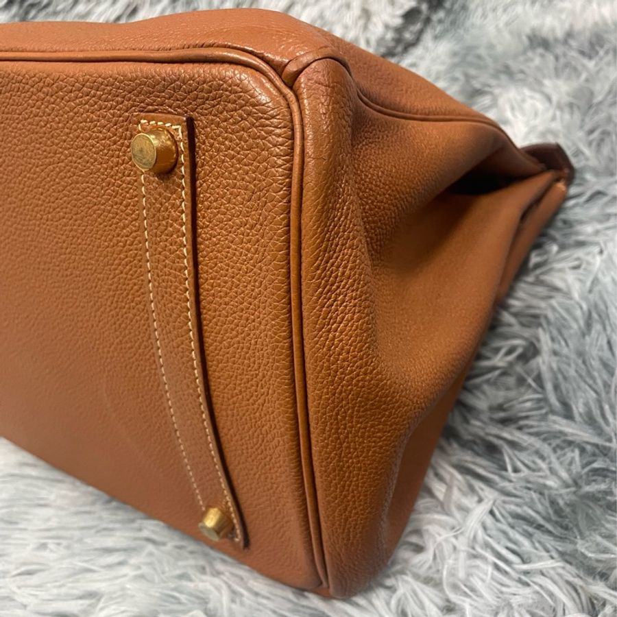 Hermes Birkin 35金棕色 愛馬仕鉑金包 愛馬仕包包-19