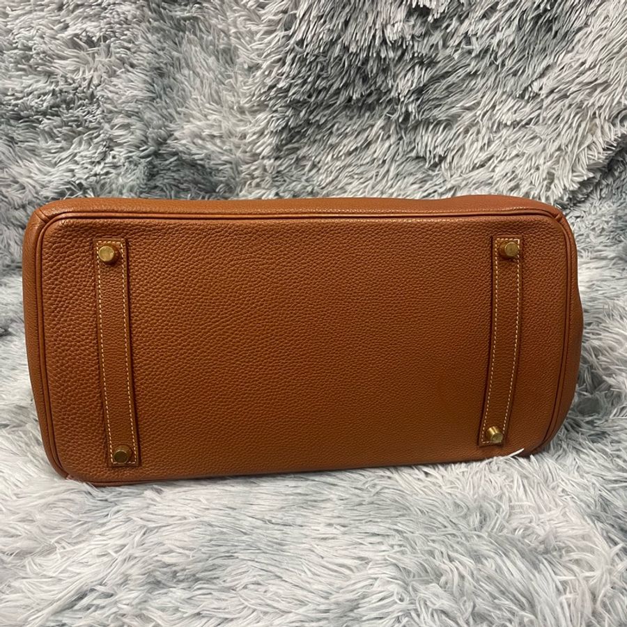 Hermes Birkin 35金棕色 愛馬仕鉑金包 愛馬仕包包-21