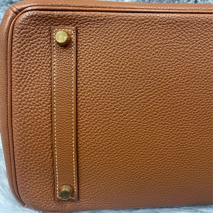 Hermes Birkin 35金棕色 愛馬仕鉑金包 愛馬仕包包-22