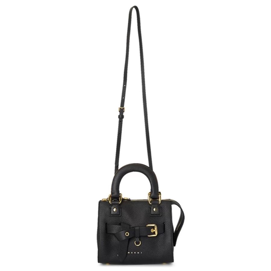 ▪️MARNI▪️稀有Treasure mini 20 荔枝牛皮2WAY黛妃包-11