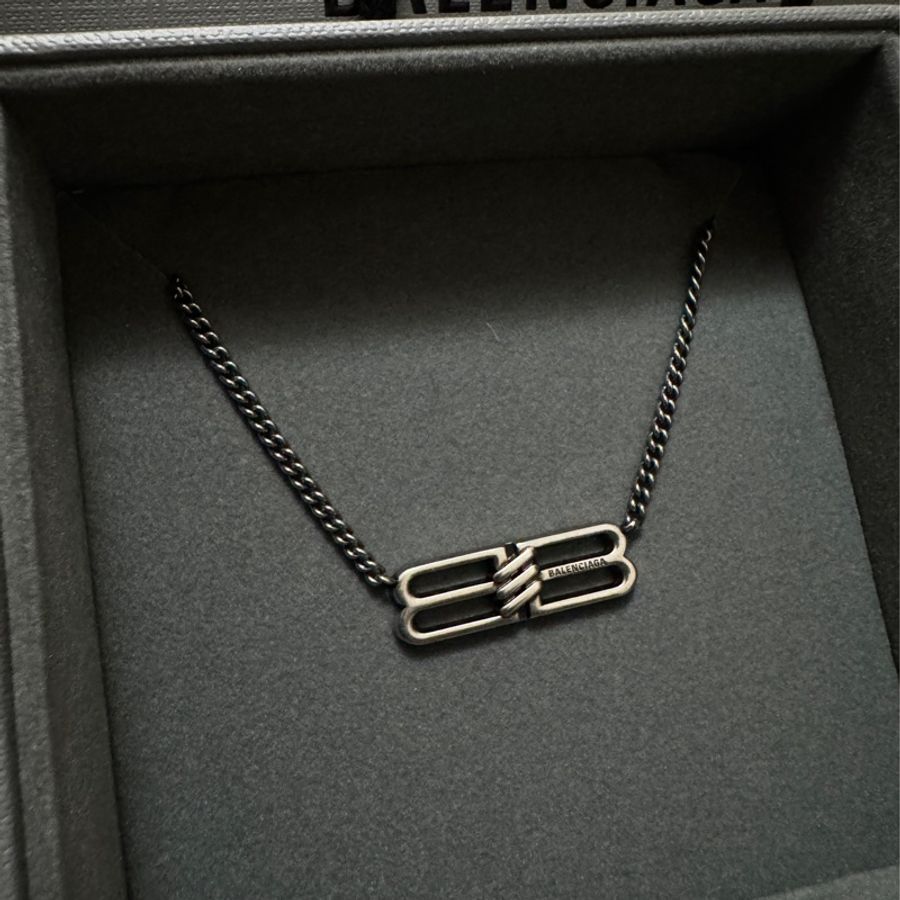 Balenciaga 巴黎世家經典Logo雙B項鍊-1